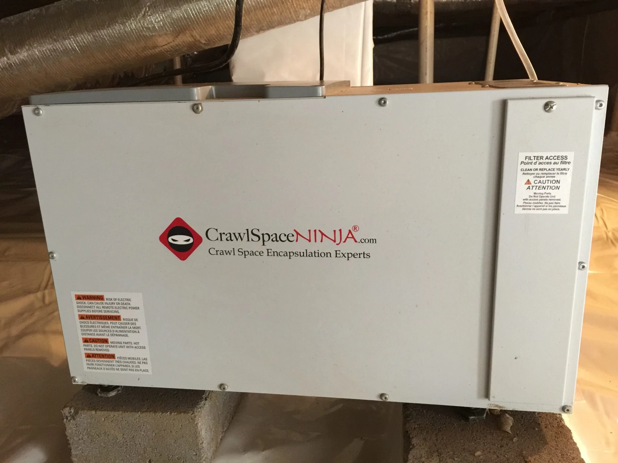 Image of Crawl Space Dehumidifier