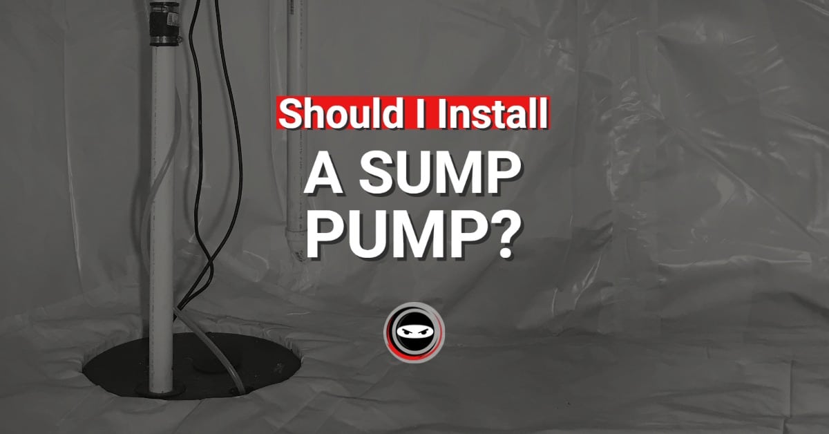should I install a sump pump? graphic