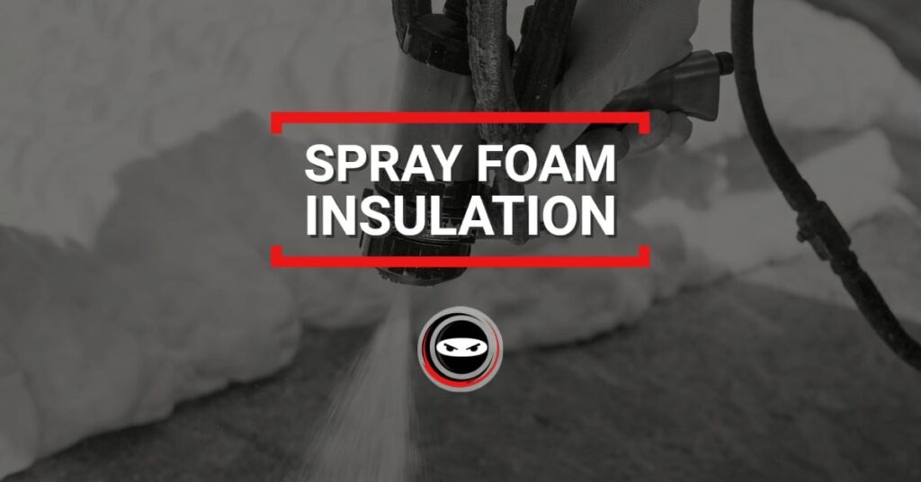 spray foam insulation graphic