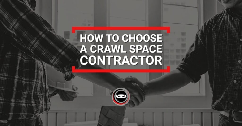 how to choose a crawl space contractor graphic