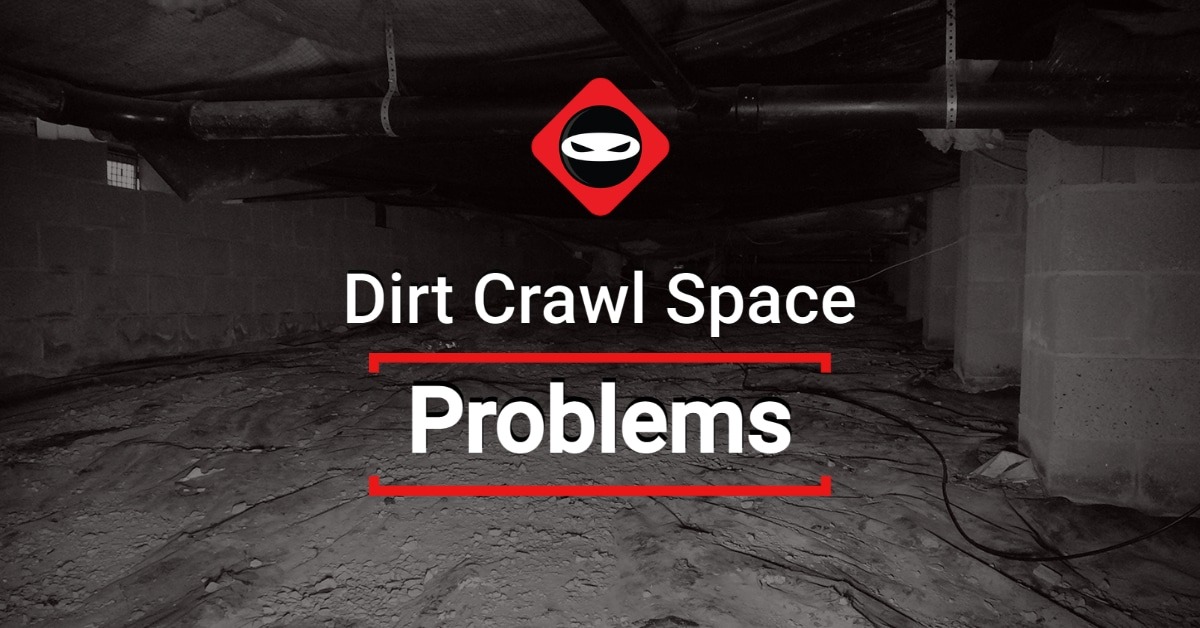 dirt crawl space problems image