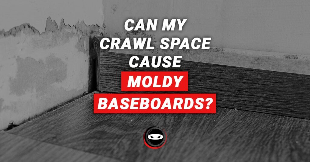 can my crawl space cause moldy baseboards? graphic