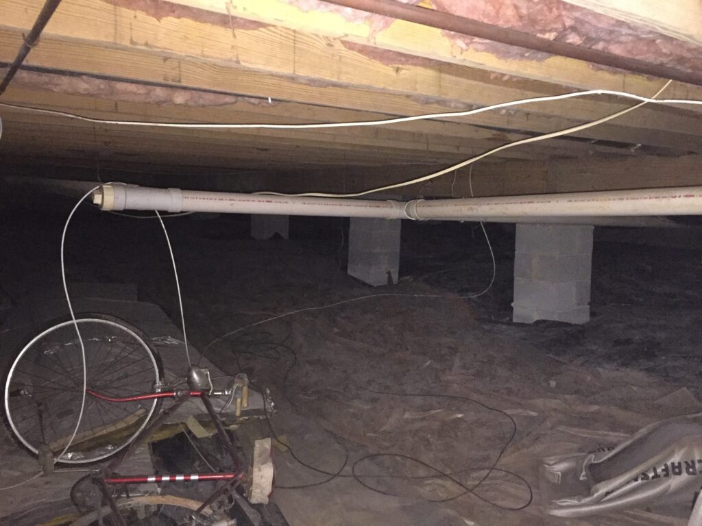 Crawl Space Before